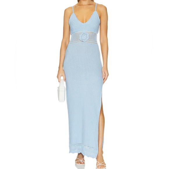 Line & Dot Aura Rosette Dress - Picture 1 of 6